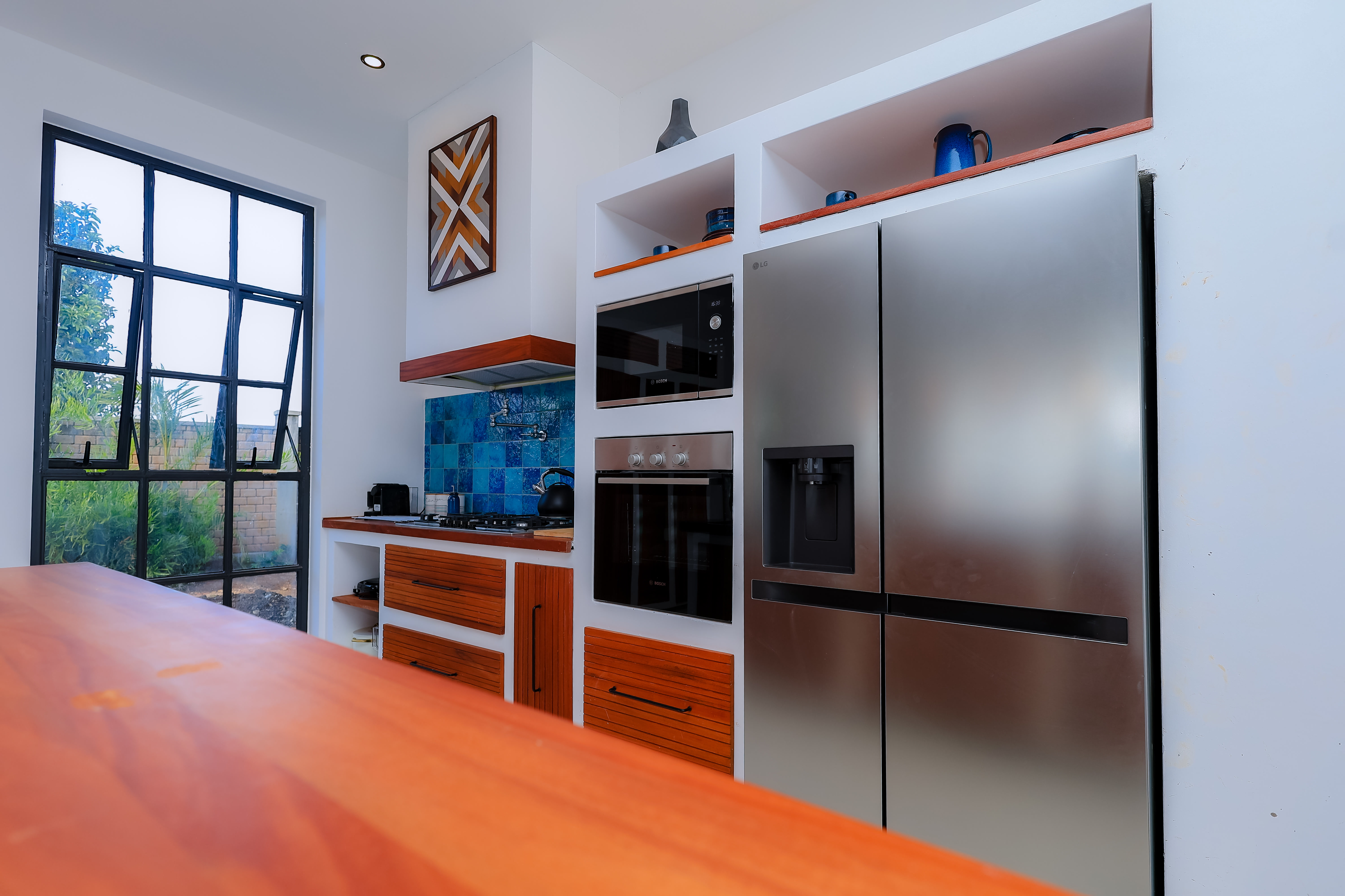 Modern fully equipped kitchen ready for guests